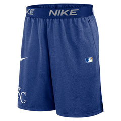 Kansas City Royals Nike Authentic Collection Performance Knit Shorts - Royal - Nike on Sale
