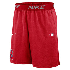 Los Angeles Angels Nike Authentic Collection Performance Knit Shorts - Red - Nike Online