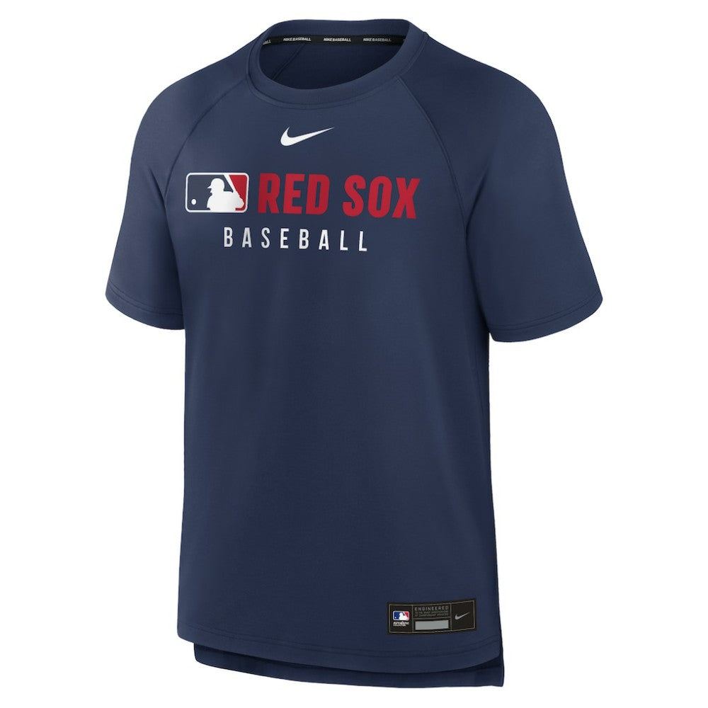 Boston Red Sox Nike Authentic Collection Pregame Raglan Dri-FIT T-Shirt - Navy - Nike Discount