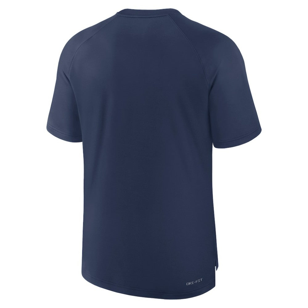Tampa Bay Rays Nike Authentic Collection Pregame Raglan Dri-FIT T-Shirt - Navy - Nike Lifestyle