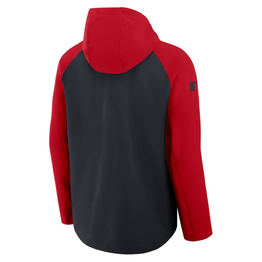 Washington Nationals Nike Authentic Collection Raglan Performance Full-Zip Jacket - Navy/Red - Nike Sale