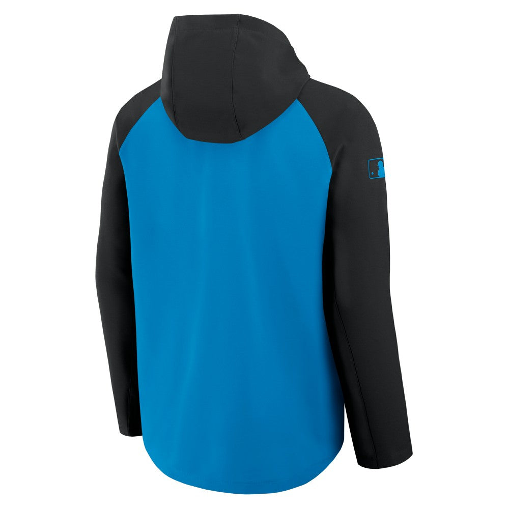 Miami Marlins Nike Authentic Collection Raglan Performance Full-Zip Jacket - Blue/Black - Nike Online