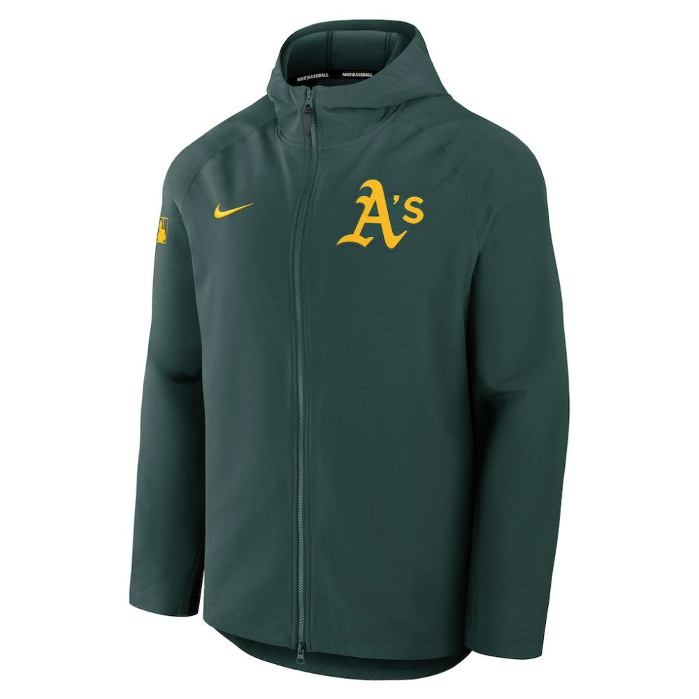 Athletics Nike Authentic Collection Raglan Performance Full-Zip Jacket - Green - Nike Lifestyle