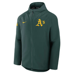 Athletics Nike Authentic Collection Raglan Performance Full-Zip Jacket - Green - Nike Lifestyle