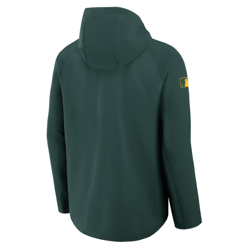 Athletics Nike Authentic Collection Raglan Performance Full-Zip Jacket - Green - Nike Lifestyle