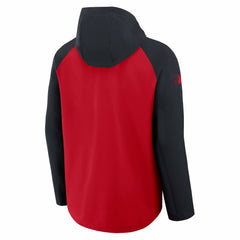 Cleveland Guardians Nike Authentic Collection Raglan Performance Full-Zip Jacket - Red/Navy - Nike Discount
