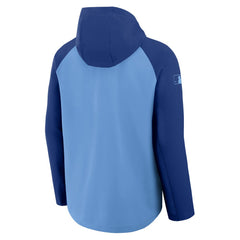 Kansas City Royals Nike Authentic Collection Raglan Performance Full-Zip Jacket - Light Blue/Royal - Nike Online