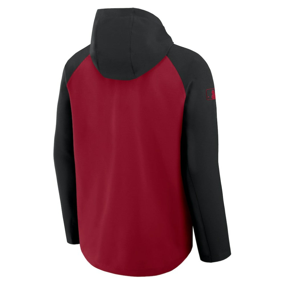 Arizona Diamondbacks Nike Authentic Collection Raglan Performance Full-Zip Jacket - Red/Black - Nike Online