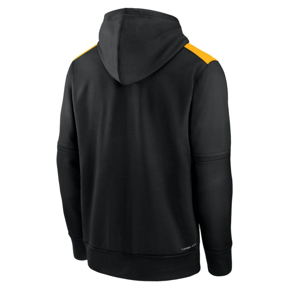 Pittsburgh Pirates Nike Authentic Collection Performance Pullover Hoodie - Black - Nike Discount