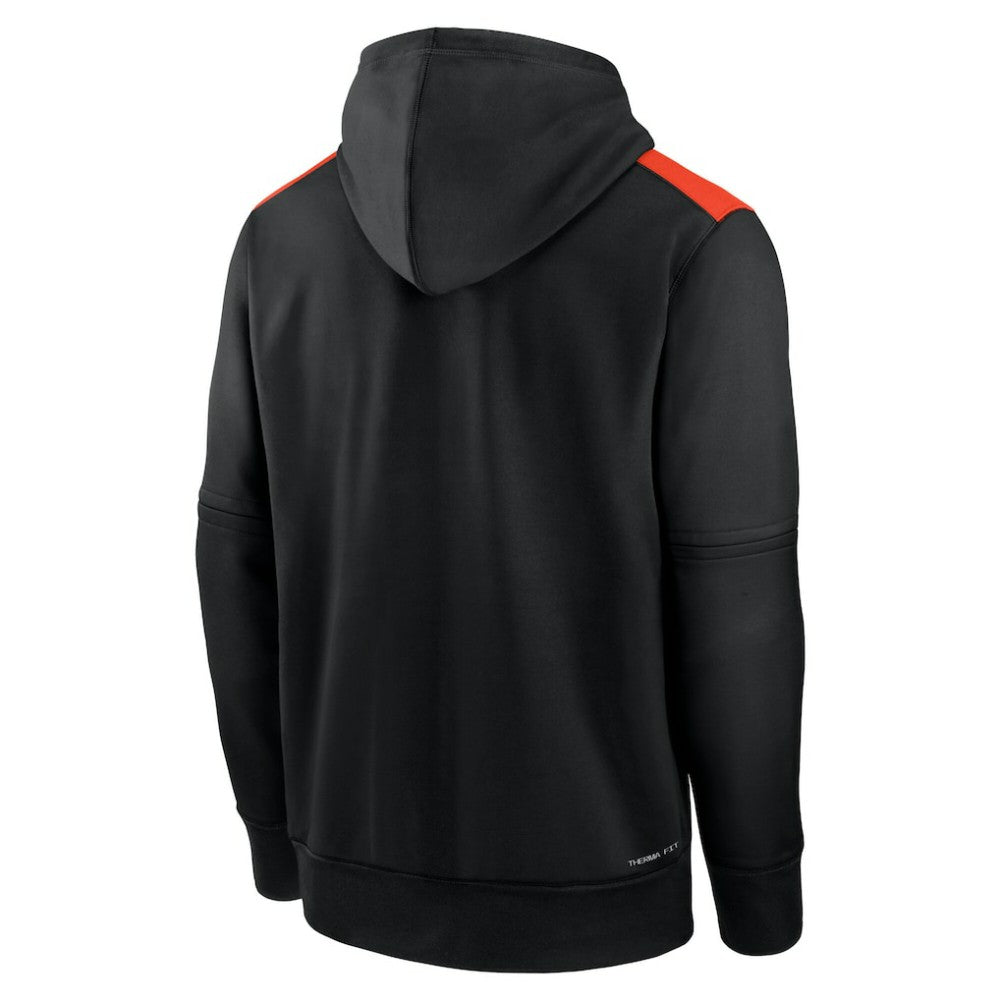San Francisco Giants Nike Authentic Collection Performance Pullover Hoodie - Black - Nike Online