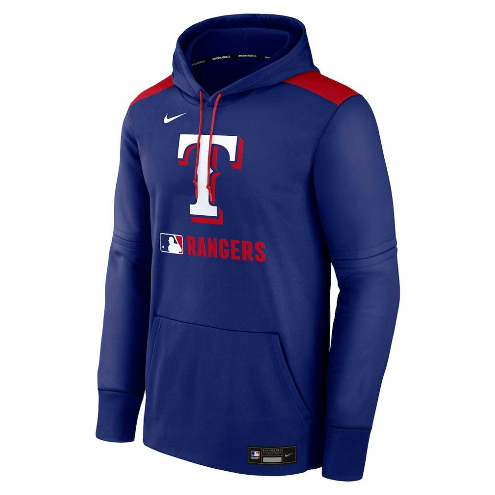 Texas Rangers Nike Authentic Collection Performance Pullover Hoodie - Royal - Nike Discount