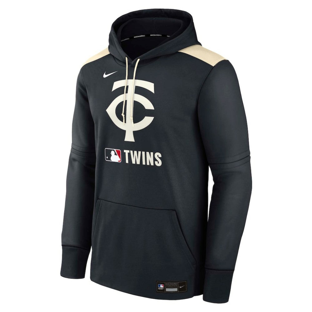 Minnesota Twins Nike Authentic Collection Performance Pullover Hoodie - Navy - Nike Lifestyle