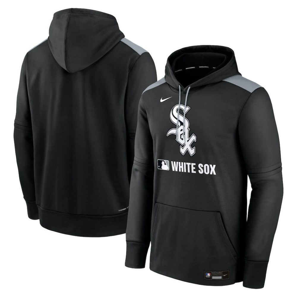 Chicago White Sox Nike Authentic Collection Performance Pullover Hoodie - Black - Nike Discount