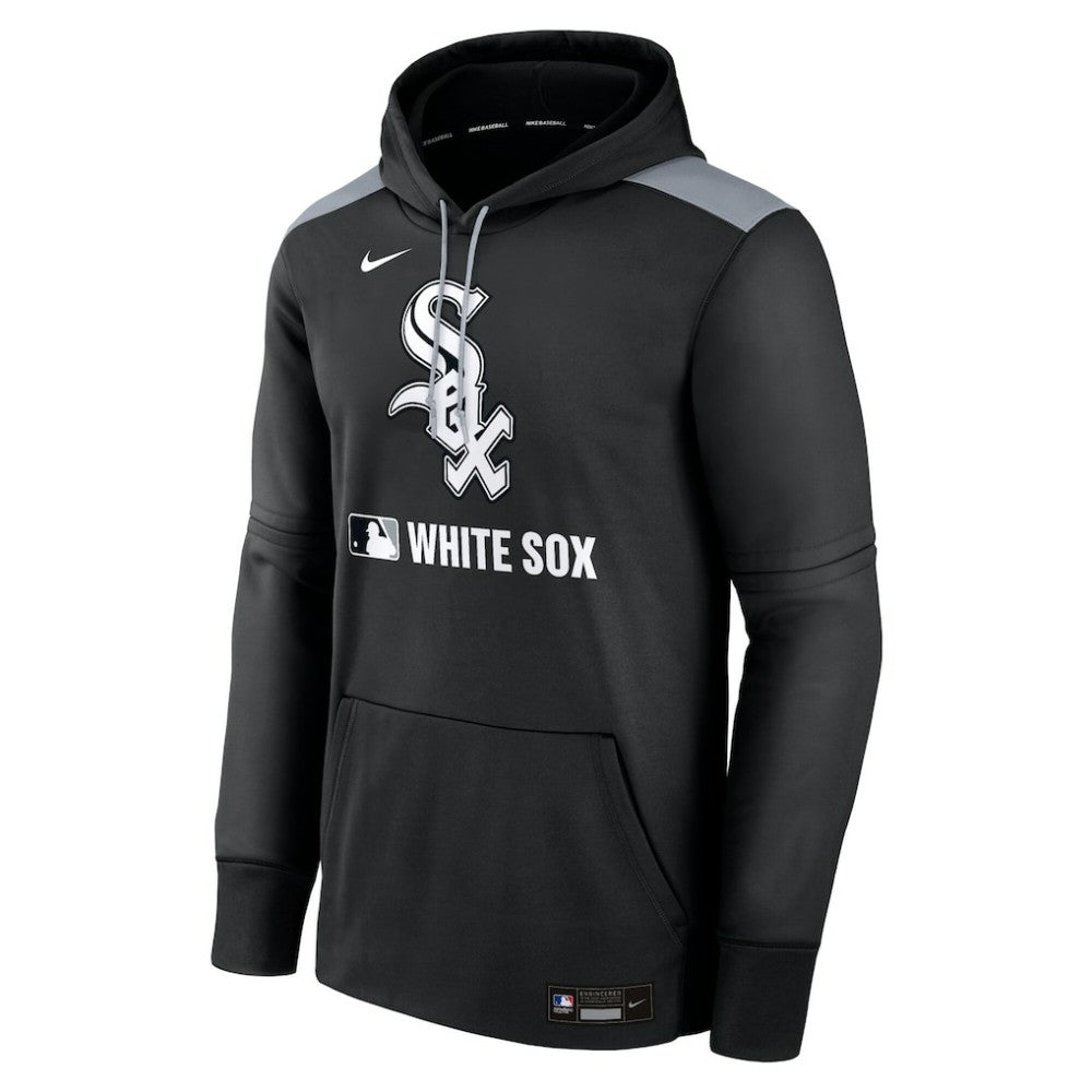Chicago White Sox Nike Authentic Collection Performance Pullover Hoodie - Black - Nike Discount