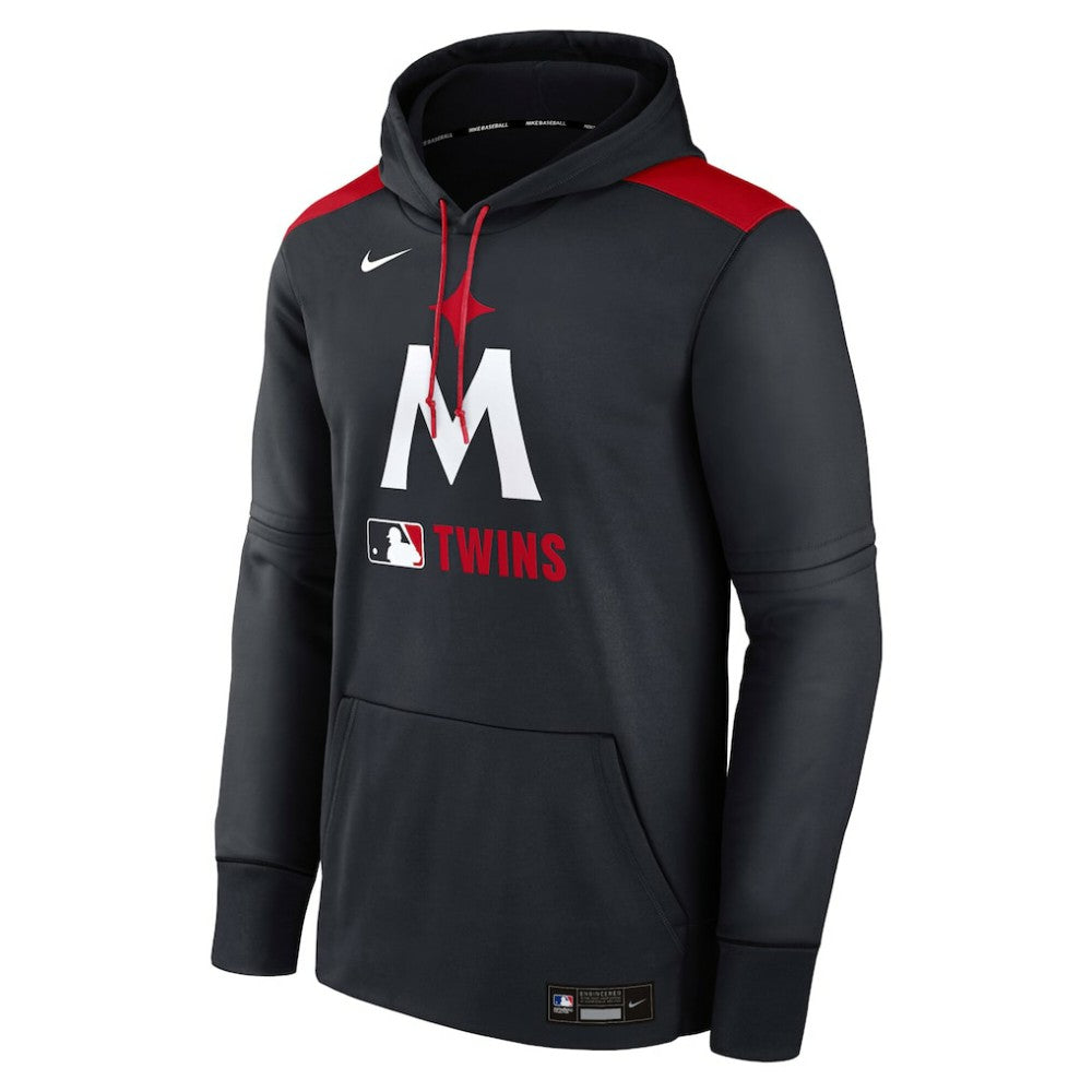 Minnesota Twins Nike Authentic Collection Performance Pullover Hoodie - Navy - Nike Online