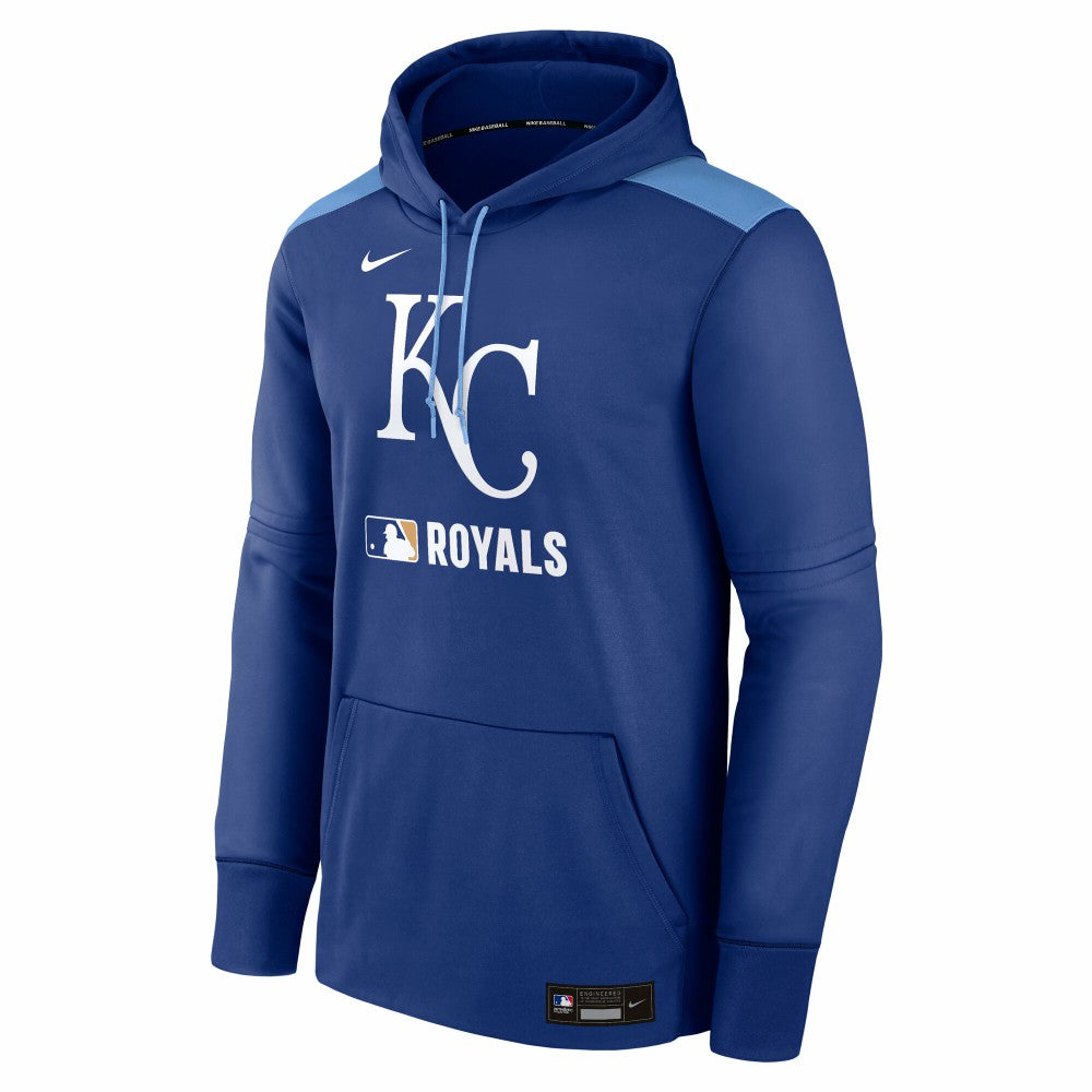 Kansas City Royals Nike Authentic Collection Performance Pullover Hoodie - Royal - Nike Online