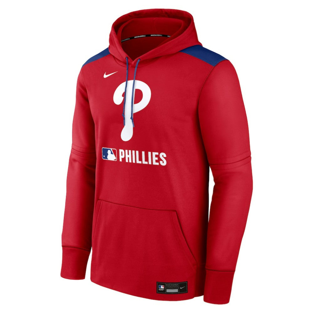 Philadelphia Phillies Nike Authentic Collection Performance Pullover Hoodie - Red - Nike Online