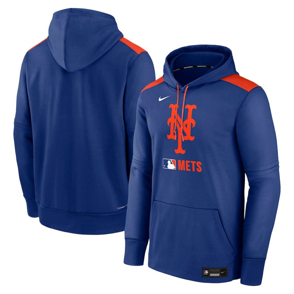 New York Mets Nike Authentic Collection Performance Pullover Hoodie - Royal - Nike on Sale