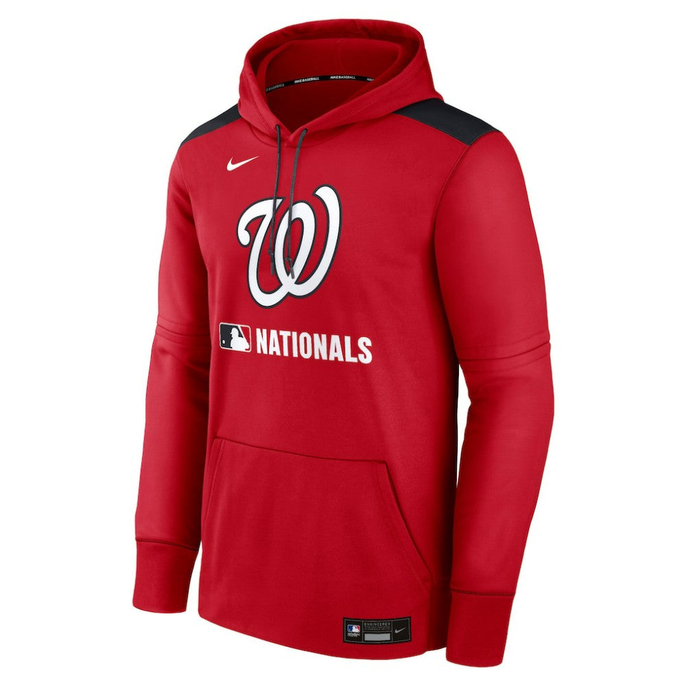 Washington Nationals Nike Authentic Collection Performance Pullover Hoodie - Red - Nike Online