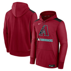 Arizona Diamondbacks Nike Authentic Collection Performance Pullover Hoodie - Red - Nike on Sale