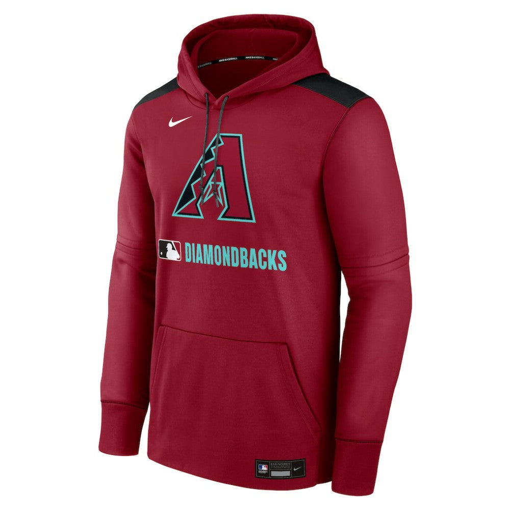 Arizona Diamondbacks Nike Authentic Collection Performance Pullover Hoodie - Red - Nike on Sale