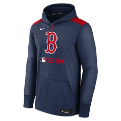 Boston Red Sox Nike Authentic Collection Performance Pullover Hoodie - Navy - Nike Lifestyle