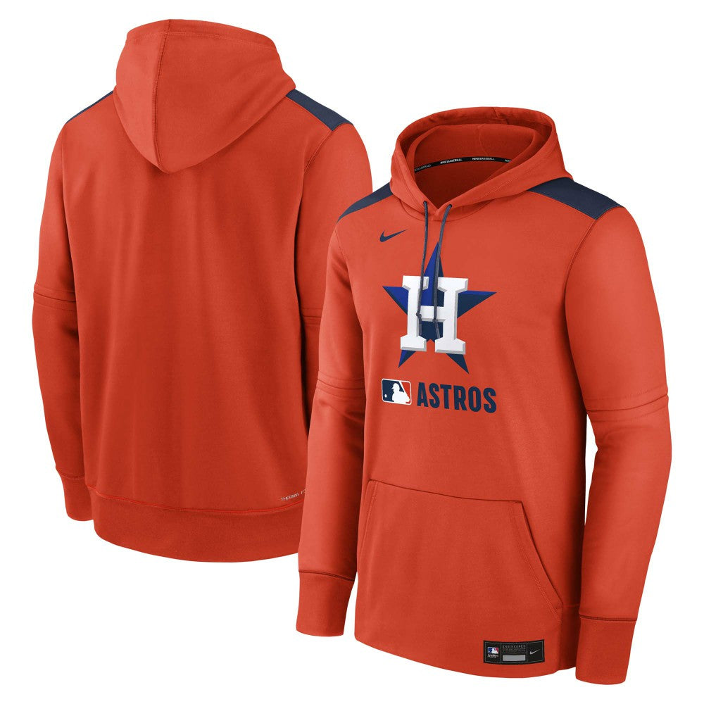 Houston Astros Nike Authentic Collection Performance Pullover Hoodie - Orange - Nike Sale