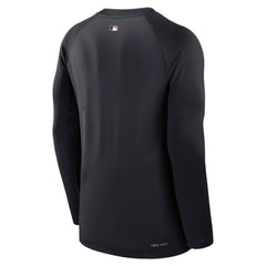 Detroit Tigers Nike Authentic Collection Game Time Raglan Dri-FIT Long Sleeve T-Shirt - Navy - Nike Online