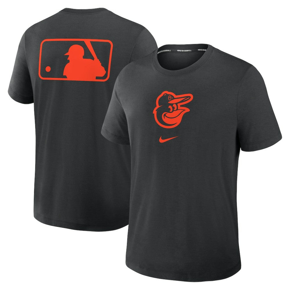 Baltimore Orioles Nike Authentic Collection Early Work Tri-Blend Dri-FIT T-Shirt - Black - Nike Discount