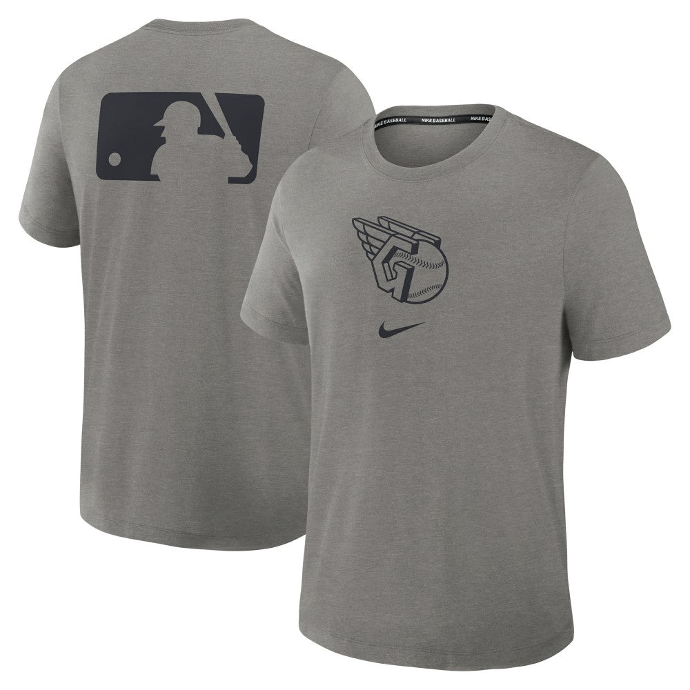 Cleveland Guardians Nike Authentic Collection Early Work Tri-Blend Dri-FIT T-Shirt - Heather Charcoal - Nike Discount
