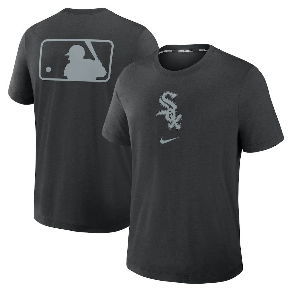 Chicago White Sox Nike Authentic Collection Early Work Tri-Blend Dri-FIT T-Shirt - Black - Nike Sale