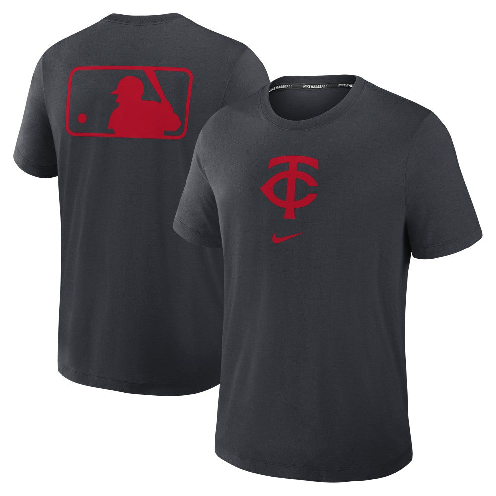 Minnesota Twins Nike Authentic Collection Early Work Tri-Blend Dri-FIT T-Shirt - Black - Nike Sale