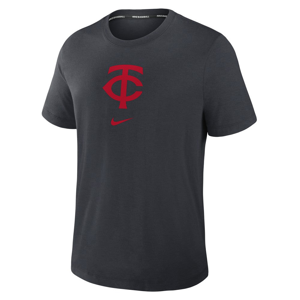 Minnesota Twins Nike Authentic Collection Early Work Tri-Blend Dri-FIT T-Shirt - Black - Nike Sale