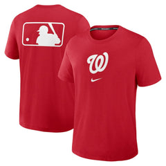 Washington Nationals Nike Authentic Collection Early Work Tri-Blend Dri-FIT T-Shirt - Red - Nike on Sale