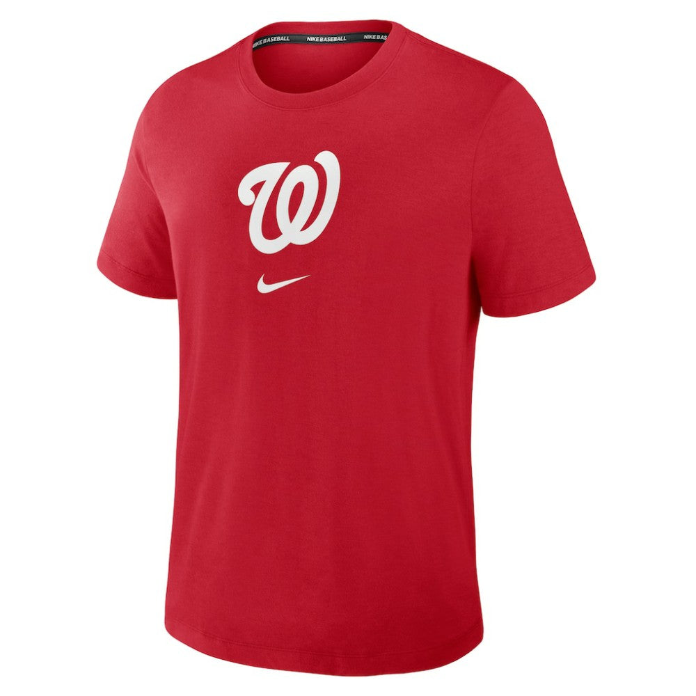 Washington Nationals Nike Authentic Collection Early Work Tri-Blend Dri-FIT T-Shirt - Red - Nike on Sale