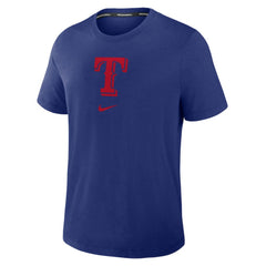 Texas Rangers Nike Authentic Collection Early Work Tri-Blend Dri-FIT T-Shirt - Royal - Nike Lifestyle