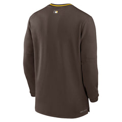 San Diego Padres Nike Authentic Collection Performance Half-Zip Top - Brown - Nike Online