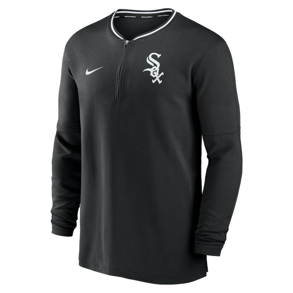 Chicago White Sox Nike Authentic Collection Performance Half-Zip Top - Black - Nike Online