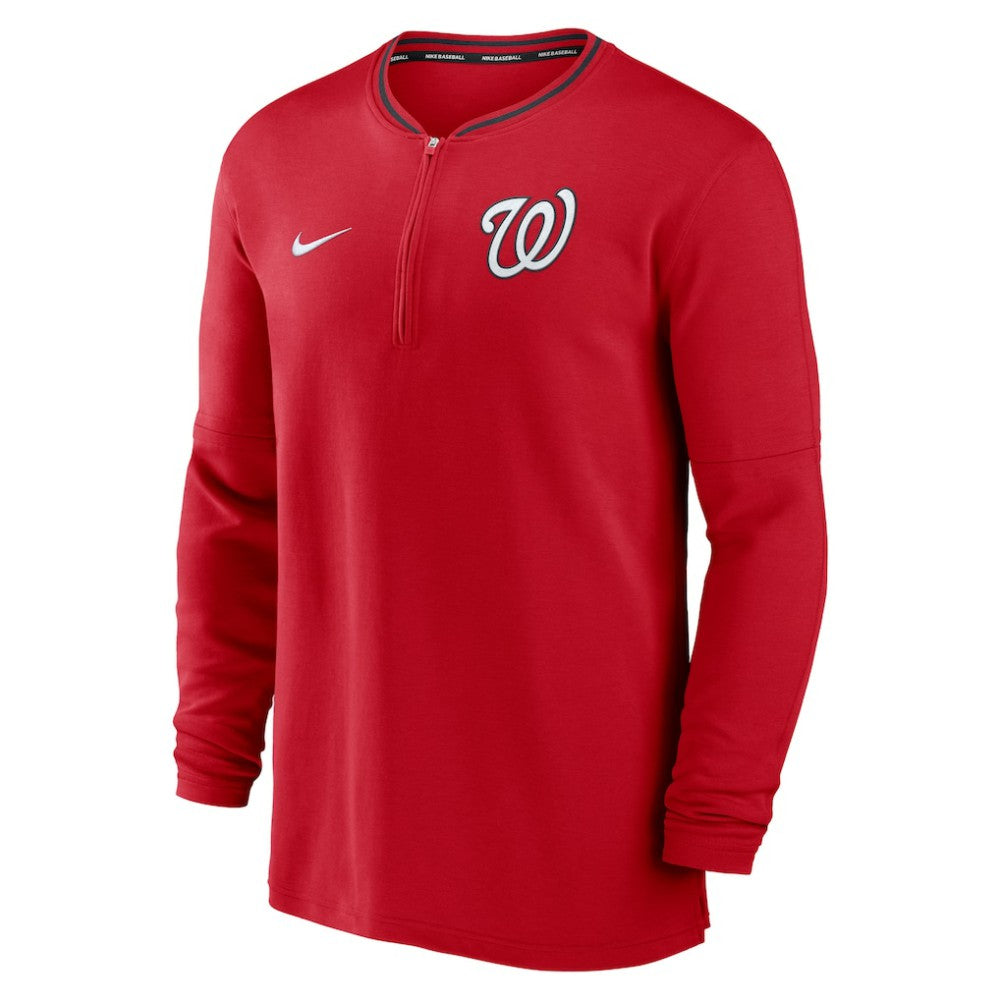 Washington Nationals Nike Authentic Collection Performance Half-Zip Top - Red - Nike Sale
