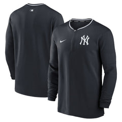 New York Yankees Nike Authentic Collection Performance Half-Zip Top - Navy - Nike Online