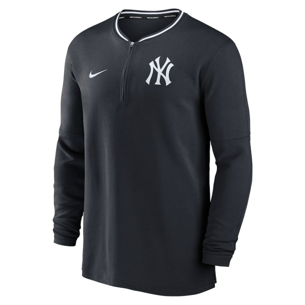 New York Yankees Nike Authentic Collection Performance Half-Zip Top - Navy - Nike Online