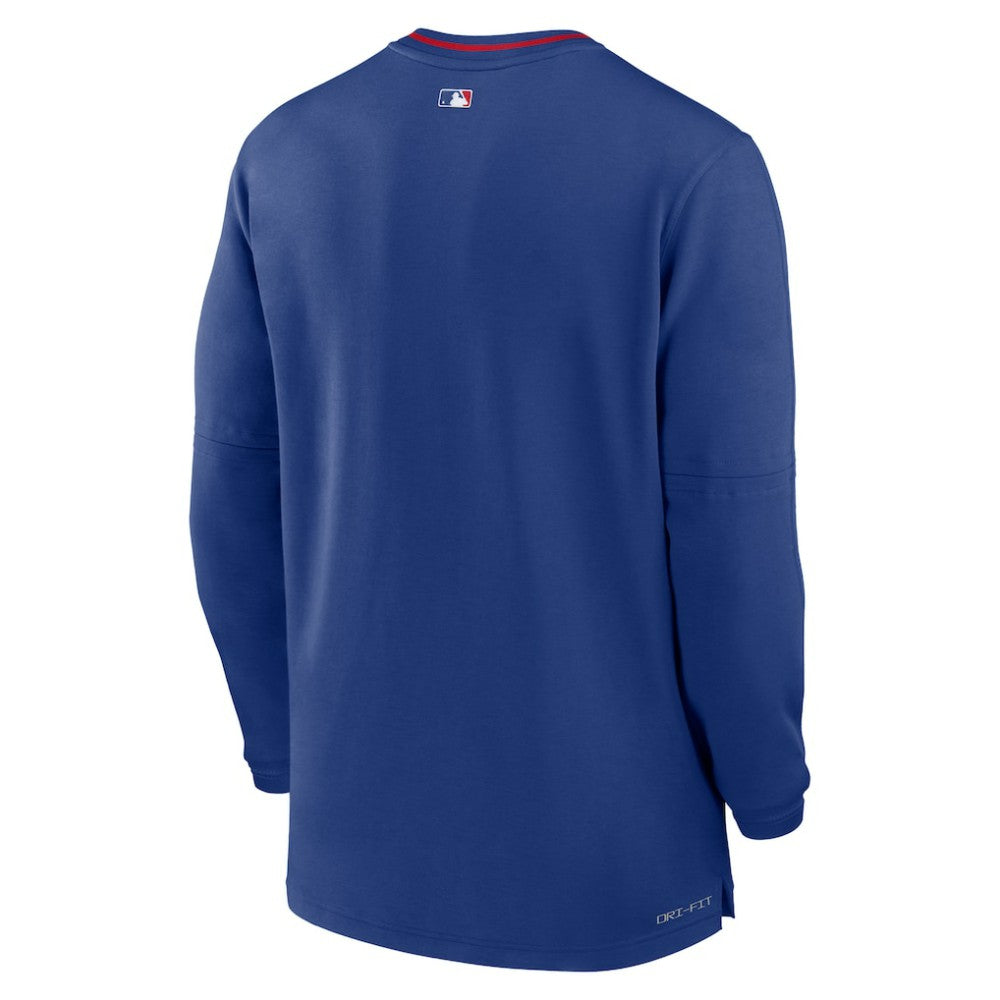 Chicago Cubs Nike Authentic Collection Performance Half-Zip Top - Royal - Nike Online
