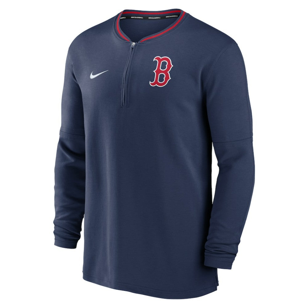 Boston Red Sox Nike Authentic Collection Performance Half-Zip Top - Navy - Nike Lifestyle