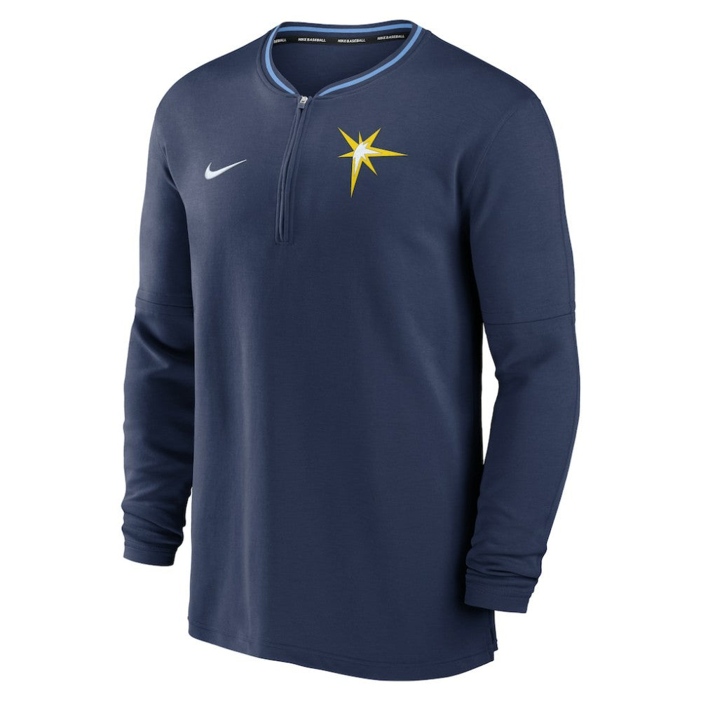 Tampa Bay Rays Nike Authentic Collection Performance Half-Zip Top - Navy - Nike on Sale