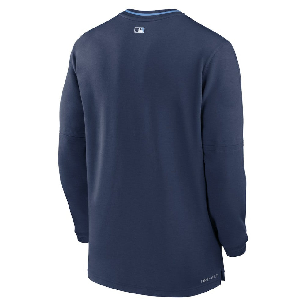 Tampa Bay Rays Nike Authentic Collection Performance Half-Zip Top - Navy - Nike on Sale