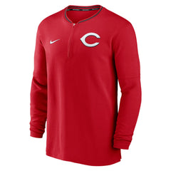 Cincinnati Reds Nike Authentic Collection Performance Half-Zip Top - Red - Nike on Sale