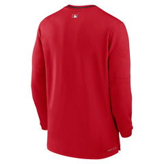 Cincinnati Reds Nike Authentic Collection Performance Half-Zip Top - Red - Nike on Sale