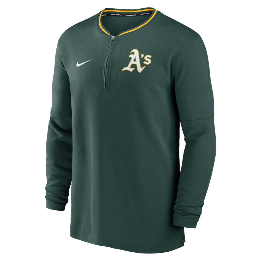 Athletics Nike Authentic Collection Performance Half-Zip Top - Green - Nike Online