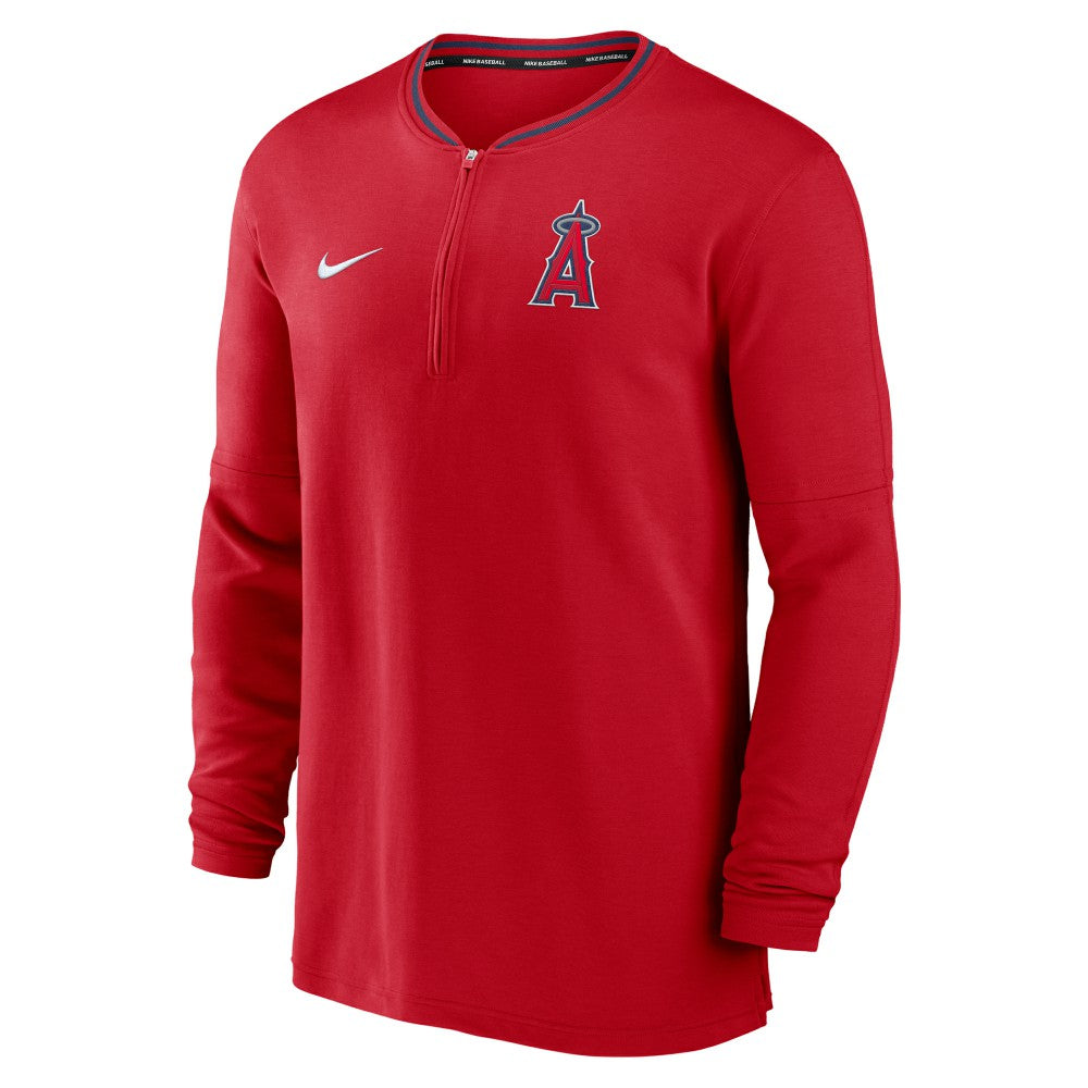 Los Angeles Angels Nike Authentic Collection Performance Half-Zip Top - Red - Nike Discount