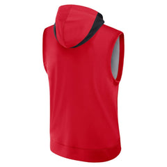 Washington Nationals Nike Authentic Collection Dri-FIT Sleeveless Hoodie - Red - Nike Sale